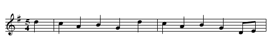 5-time waltz (1) - staff notation
