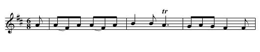 6. Schuetzenmarsch aus Hall - staff notation