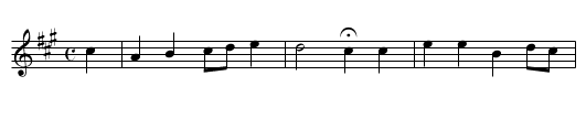 63. Nun ruhen alle W&auml;lder - staff notation