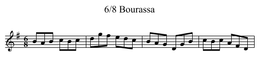 6/8 Bourassa - staff notation