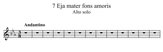 7 Eja mater fons amoris - staff notation