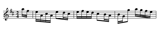 72nd Highlander's Farewell to Punna, The - staff notation