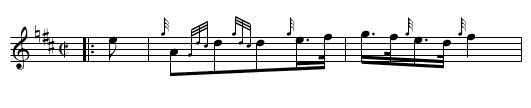 72nd's Farewell to Aberdeen, the  - staff notation
