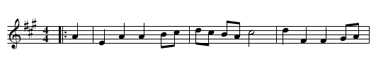 72nd's Farewell to Aberdeen - staff notation