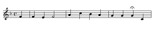 75. Das walt mein Gott - staff notation