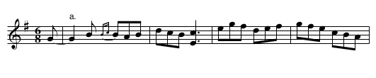 78. QUADRILLE - staff notation