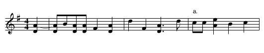 84. ROSEMONT QUADRILLE - staff notation