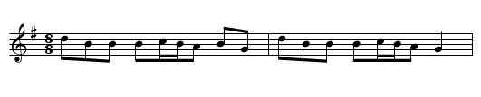 8-time waltz - staff notation