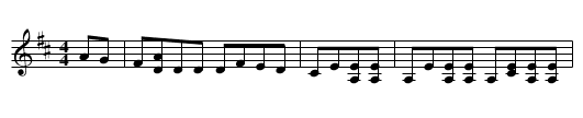 93. ROCK'S HORNPIPE - staff notation