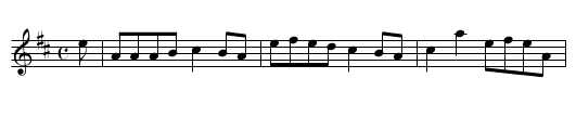 93rd Highlanders' Welcome to Glasgow - staff notation