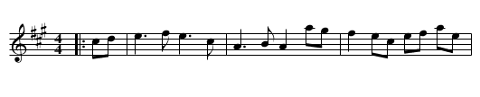 93rd's Farewell to Gibraltar - staff notation