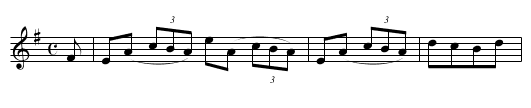 9th of August, The - staff notation
