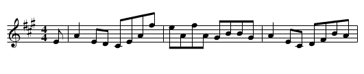 £10 Fiddle, The - staff notation