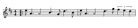 A. A. Cameron's - staff notation