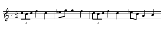 A biedaz mi nad biedami - staff notation