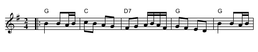 a Branch Tune - staff notation