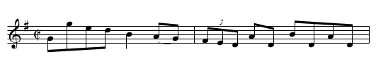A Bright May Morning  (reel)  1228 - staff notation