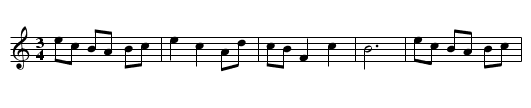 A Bruxa - staff notation