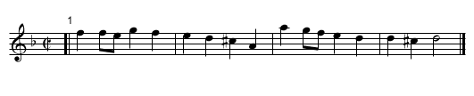 A Catch, for three Voices: - staff notation