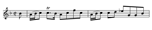 a CHRIODHALACHD; OR THE MERRY MAKING. - staff notation