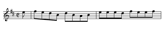 A’ Chuachag - staff notation