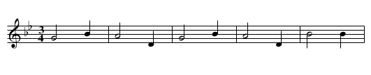 A COSSACK LULLABY - staff notation