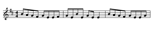 A Cup of Tea - staff notation
