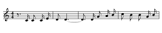 A dar gur - staff notation