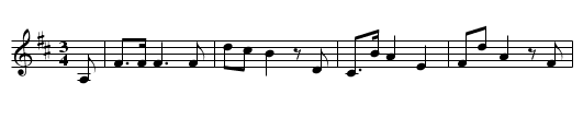 A DIARNDL GEHT UM HOLZ IN WALD - staff notation