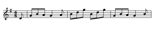 A Draught of Ale    (jig)     0912 - staff notation