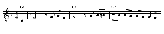 A dreidele far alle - staff notation