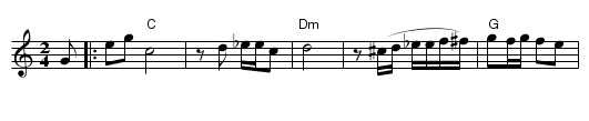 A dreidele far alle - staff notation