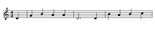 A Farmer's Son so Sweet - staff notation