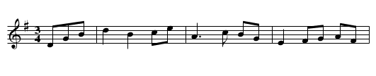 A Favourite Ballad from Robin Hood - staff notation