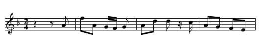 A Fenian Song - staff notation