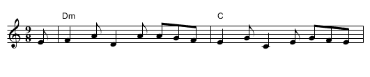 a Fig for a Kiss - staff notation