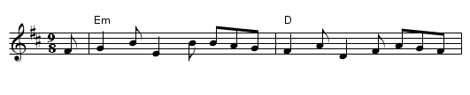 a Fig for a Kiss - staff notation