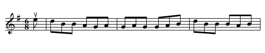 a GLASS OF POTHEEN - staff notation