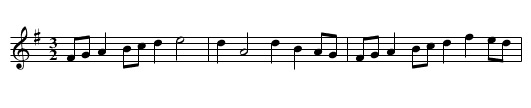 A HORNPIPE BY C. SMITH - staff notation