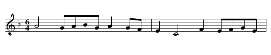 A Hornpipe - staff notation