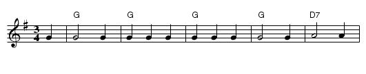 A Hundred Bottles of Beer on the wall - staff notation