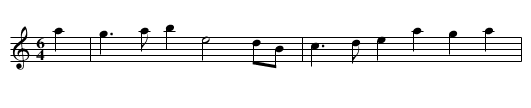 A Jigg - staff notation