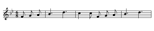 A la claire fontaine - staff notation
