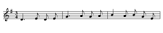 A li lang - staff notation