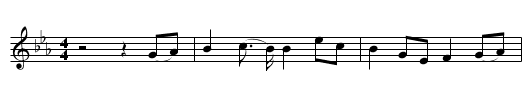 A Lingering Star - staff notation