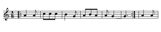 A los rayos del sol - staff notation
