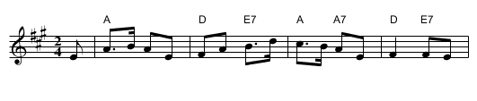 A Man's A Man For A' That #2 - staff notation