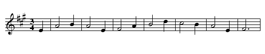 A Man's a Man for A' That - staff notation