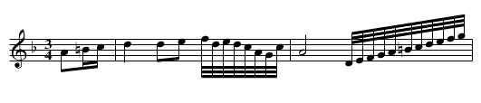 A Mháire, 's a Mhúirnín - staff notation