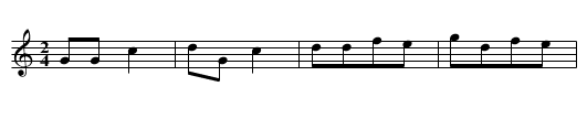 A moja kochana a moja wdowuniu - staff notation